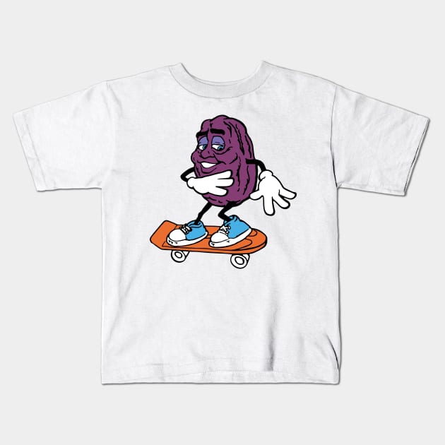 California Raisin Kids T-Shirt by alexwahlberg